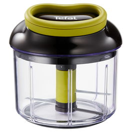 Tefal K13204 Picadora Universal Ingenio Negro, Verde, Transparente