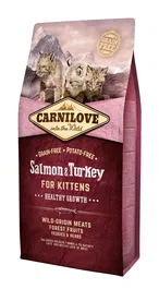 Carnilove Pienso para Gatos Kitten Salmón y Pavo 6 kg