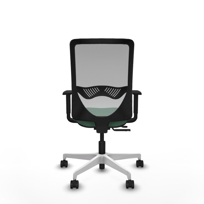 PIQUERAS Y CRESPO Silla de oficina Zulema Verde esmeralda y Gris PIQUERAS Y CRESPO Silla de oficina Zulema Verde esmeralda y Gris