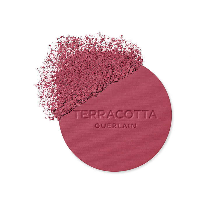 Guerlain TERRACOTTA BLUSH Colorete en Polvo Efecto Buena Cara #04 Rosa, Larga Duración, 90% Ingredientes Naturales