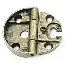 HERRAJES ALK Bisagra Canto 32 Sin Remate Modelo Ocean Acabados Cromo Ral Y Oro Viejo Acabado Oro Viejo