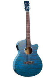 Guitarra Acústica Tanglewood Azure Super Folk Azul