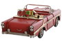 DKD Home Decor Vehiculo Decoracion Navidad Tradicional Rojo Verde 37 x 12 x 15.5 cm (2 Unidades)