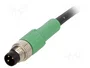 Phoenix Contact 1681677 Cable M8 Macho de 3 m, Negro/Gris