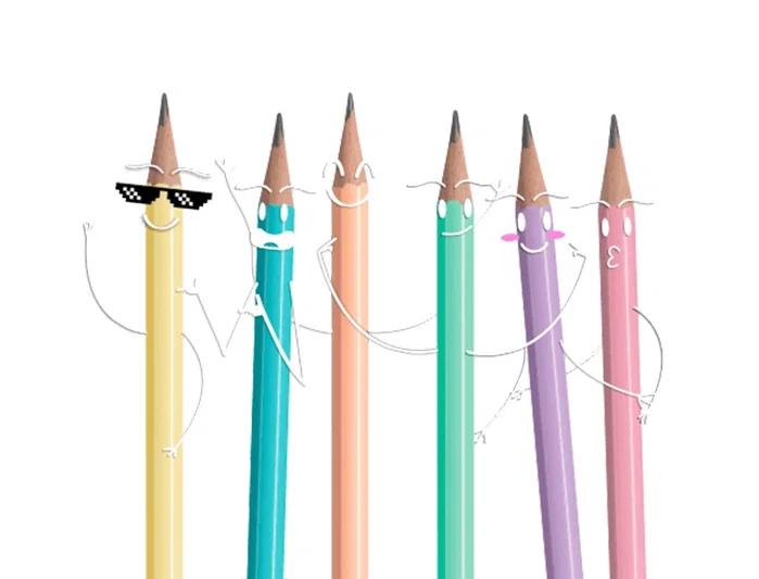 Stabilo Lápiz de Grafito Swano Pastel HB con Goma Amarillo, Pack de 12 unidades