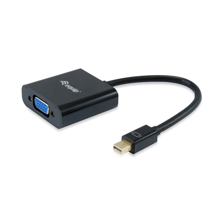 Equip Adaptador Mini DisplayPort a VGA 0,17 m Negro Equip Adaptador Mini DisplayPort a VGA 0,17 m Negro