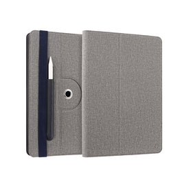 Celly UNIROTTAB11GR Funda Libro Giratoria 360° Universal para Tablet 9 a 11 Pulgadas - Compatibilidad Universal, Color Gris