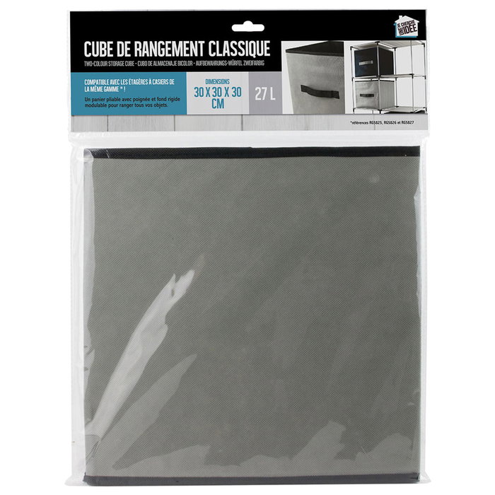 Je cherche une Idee Cesta Ordenación Plegable 30x30 cm Colores Surtidos