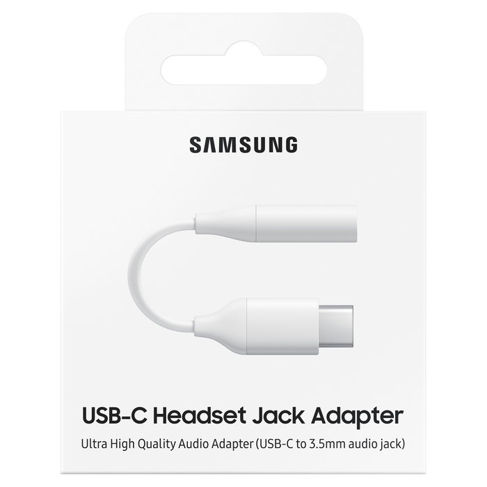 Samsung Adaptador USB-C a Jack 3,5 mm EE-UC10JUWEGWW Blanco Samsung Adaptador USB-C a Jack 3,5 mm EE-UC10JUWEGWW Blanco