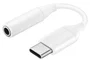 Samsung EE-UC10J Adaptador USB-C a Jack 3.5mm (Blanco) – Audio Alta Calidad 24bits/192kHz