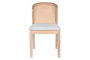 DKD Home Decor Silla Abeto Poliéster Gris Claro