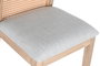 DKD Home Decor Silla Abeto Poliéster Gris Claro