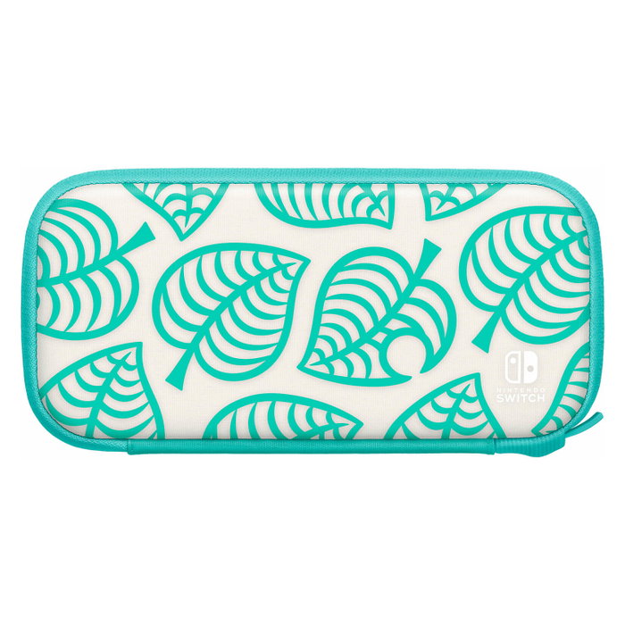 Nintendo Funda y Protector de Pantalla para Nintendo Switch Lite - Edición Animal Crossing Verde y Blanco