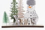 DKD Home Decor Decoración de Madera Xmas Surtido de 2