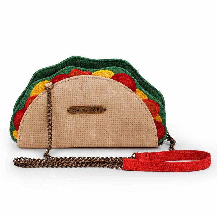 Oh My Pop Bolso Bandolera Tex Taco Beige