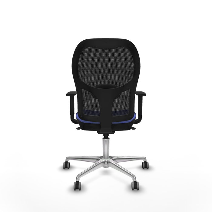 PIQUERAS Y CRESPO Silla de oficina Jorquera con mecanismo Sincro, Azul claro/Negro PIQUERAS Y CRESPO Silla de oficina Jorquera con mecanismo Sincro, Azul claro/Negro