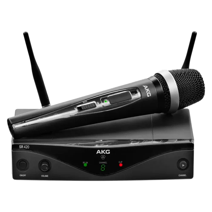 AKG Sistema inalámbrico UHF Vocal Band D con Micrófono y Receptor AKG Sistema inalámbrico UHF Vocal Band D con Micrófono y Receptor