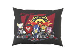 Cyp brands Cojín Sonic the Hedgehog Sonic Prime, 35 cm, Negro