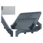 LEITZ Brazo Dual Ergo Space Saving para Monitor y Portátil - Gris Oscuro