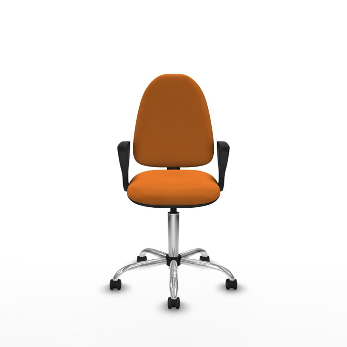PIQUERAS Y CRESPO Silla de oficina Aýna Naranja con Brazos Fijos PIQUERAS Y CRESPO Silla de oficina Aýna Naranja con Brazos Fijos