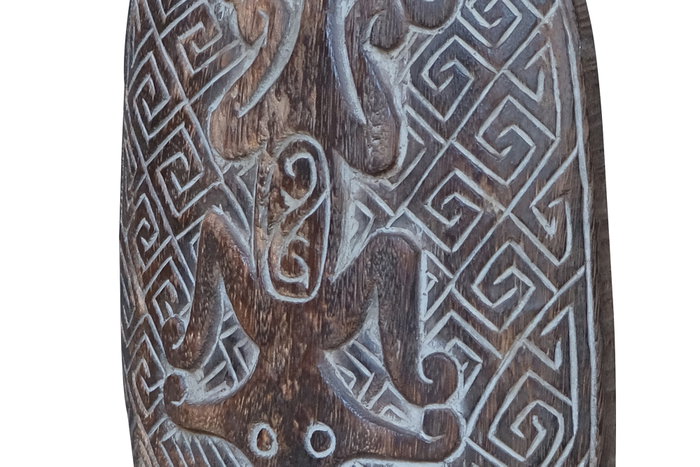 DKD Home Decor Figura Suar y Hierro Máscara Tribal DKD Home Decor Figura Suar y Hierro Máscara Tribal