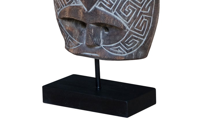 DKD Home Decor Figura Suar y Hierro Máscara Tribal DKD Home Decor Figura Suar y Hierro Máscara Tribal
