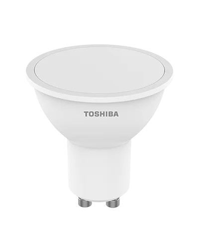 Toshiba LED Bombilla GU10 4.5W 4000K Blanca Fría Bombilla LED ESENCIAL