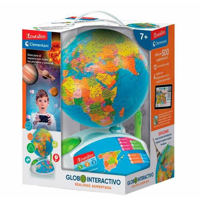 Clementoni Globo Terráqueo Interactivo Exploramundo con Realidad Aumentada y Lápiz Óptico Clementoni Globo Terráqueo Interactivo Exploramundo con Realidad Aumentada y Lápiz Óptico