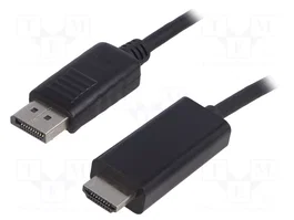 QOLTEC Cable DisplayPort a HDMI 4K UHD 1m