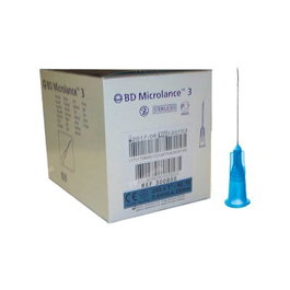 Becton Dickinson Microlance Aguja Hipodérmica Amarillo 30G 12mm x 0.3mm 100 Unidades