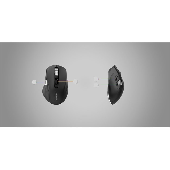 Alogic Apex AMBT7KBK Ratón Inalámbrico Bluetooth Negro Alogic Apex AMBT7KBK Ratón Inalámbrico Bluetooth Negro