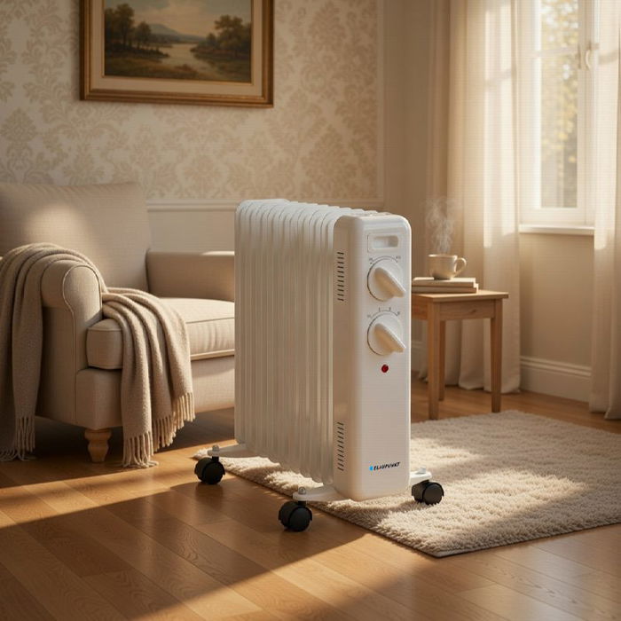 BLAUPUNKT Radiador de Aceite 9 Elementos, 2000W, Altura 45 cm