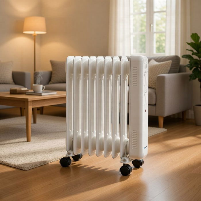 BLAUPUNKT Radiador de Aceite 9 Elementos, 2000W, Altura 45 cm