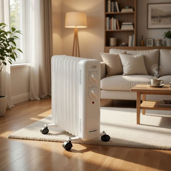 BLAUPUNKT Radiador de Aceite 9 Elementos, 2000W, Altura 45 cm