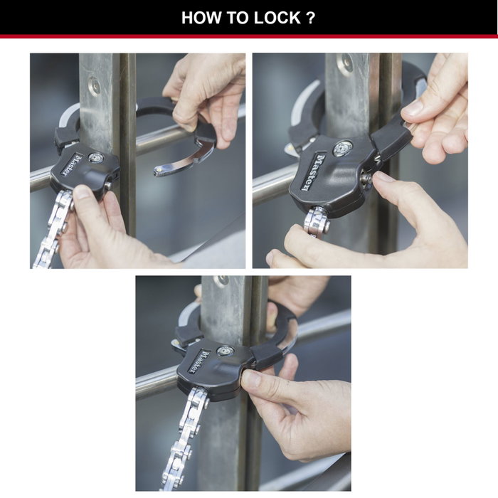 Master Lock Esposas antirrobo - 1 enlace