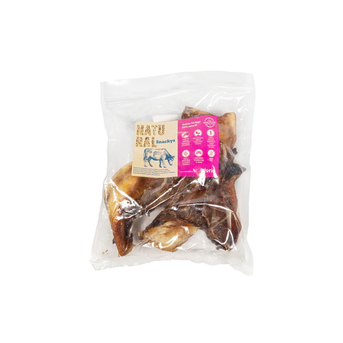 Snackys Cartílago de Ternera Natural Snack 300 gr - Snack masticable larga duración, sin aditivos ni gluten, ideal para salud bucodental y estrés