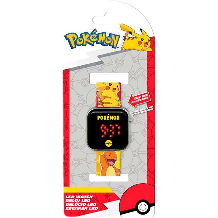 KIDS LICENSING Reloj LED Pokemon