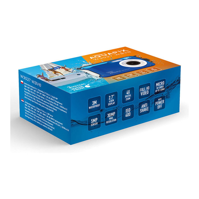 Easypix Aquapix W3027 Wave Marine Blue Easypix Aquapix W3027 Wave Marine Blue
