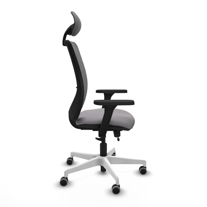 PIQUERAS Y CRESPO Silla de oficina Zulema Gris con mecanismo Sincro/Traslack PIQUERAS Y CRESPO Silla de oficina Zulema Gris con mecanismo Sincro/Traslack