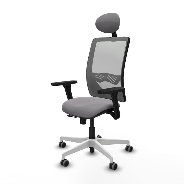 PIQUERAS Y CRESPO Silla de oficina Zulema Gris con mecanismo Sincro/Traslack PIQUERAS Y CRESPO Silla de oficina Zulema Gris con mecanismo Sincro/Traslack