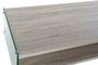 DKD Home Decor Mesa de Centro Cristal Templado y MDF 130x65x35,5 cm
