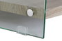 DKD Home Decor Mesa de Centro Cristal Templado y MDF 130x65x35,5 cm
