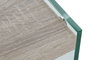 DKD Home Decor Mesa de Centro Cristal Templado y MDF 130x65x35,5 cm