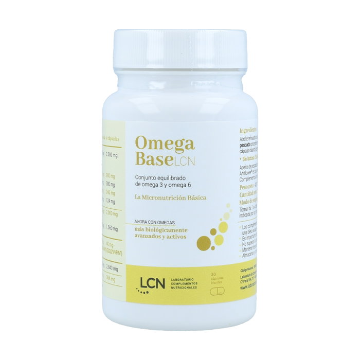 LCN Omega Base 30 cápsulas