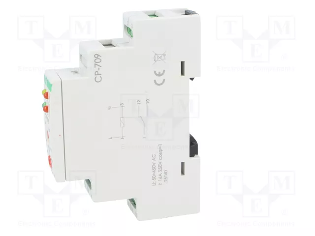 F&F CP-709 Relé de monitorización de tensión 50÷450VAC