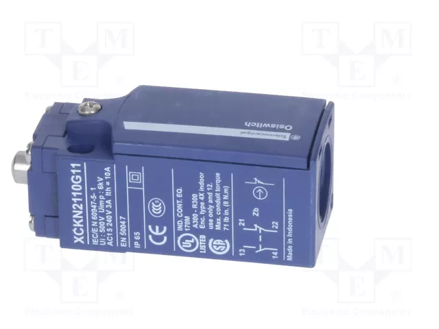 TELEMECANIQUE SENSORS XCKN2110G11 Interruptor de fin de carrera con espárrago de Ø8mm
