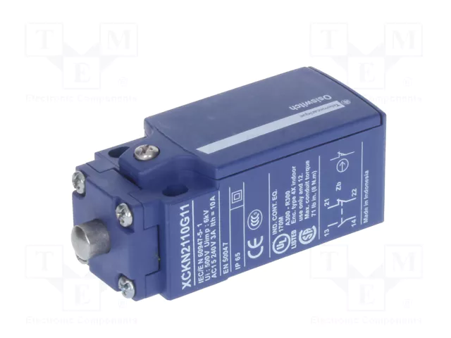 TELEMECANIQUE SENSORS XCKN2110G11 Interruptor de fin de carrera con espárrago de Ø8mm