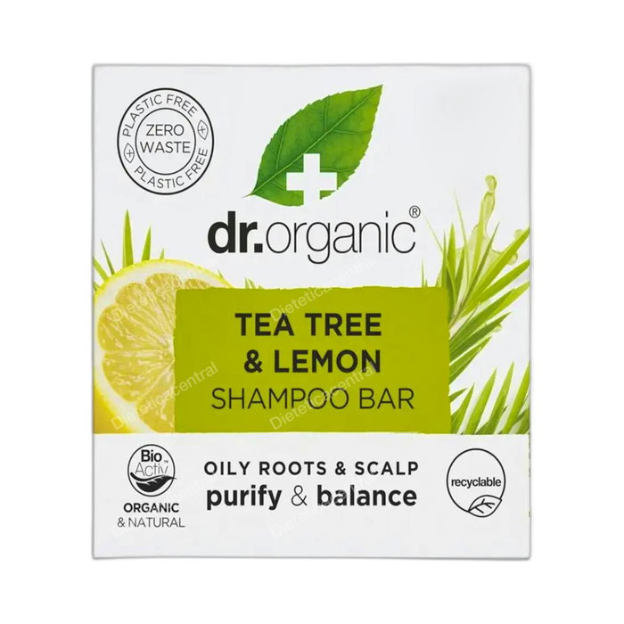 Dr. Organic Champú Sólido Árbol de Té y Limón 75 g Dr. Organic Champú Sólido Árbol de Té y Limón 75 g