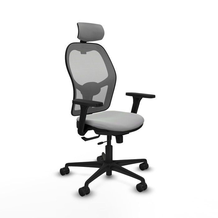 PIQUERAS Y CRESPO Silla de oficina Jorquera Gris con mecanismo Sincro/Traslack PIQUERAS Y CRESPO Silla de oficina Jorquera Gris con mecanismo Sincro/Traslack