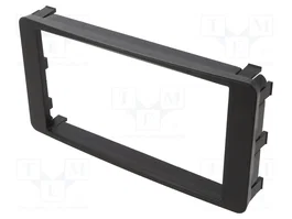 ACV Bastidor de montaje de radio 2 DIN para Mitsubishi, negro